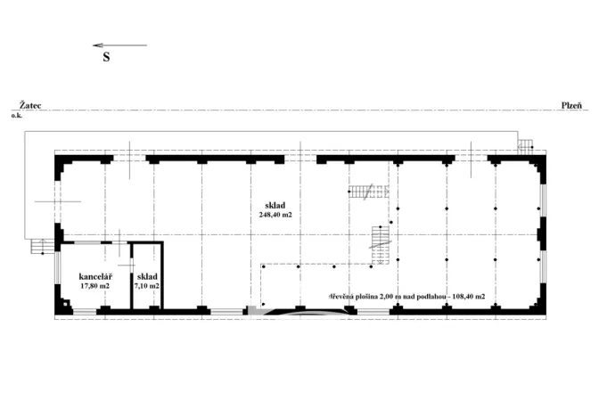 Pronájem skladu, Plzeň, 301 m2