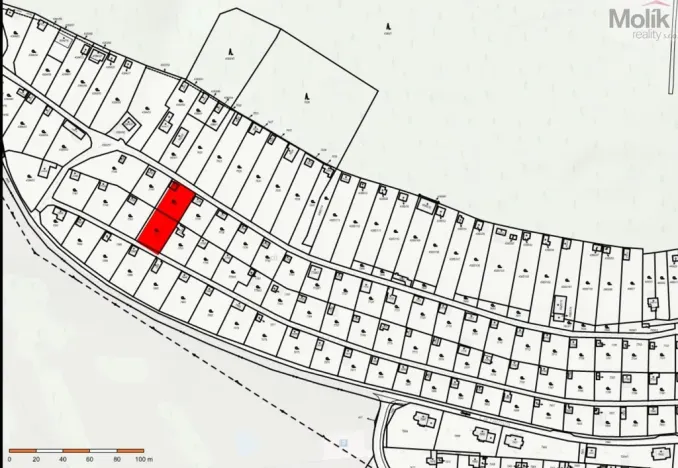 Prodej zahrady, Most, 1052 m2