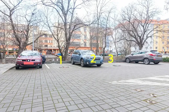 Pronájem garážového stání, Praha - Michle, Magistrů, 18 m2