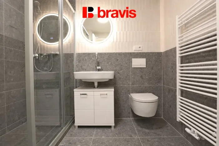 Pronájem bytu 1+kk, Brno - Zábrdovice, Bratislavská, 36 m2