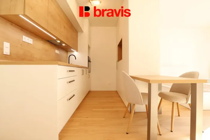 Pronájem bytu 1+kk, Brno - Zábrdovice, Bratislavská, 36 m2