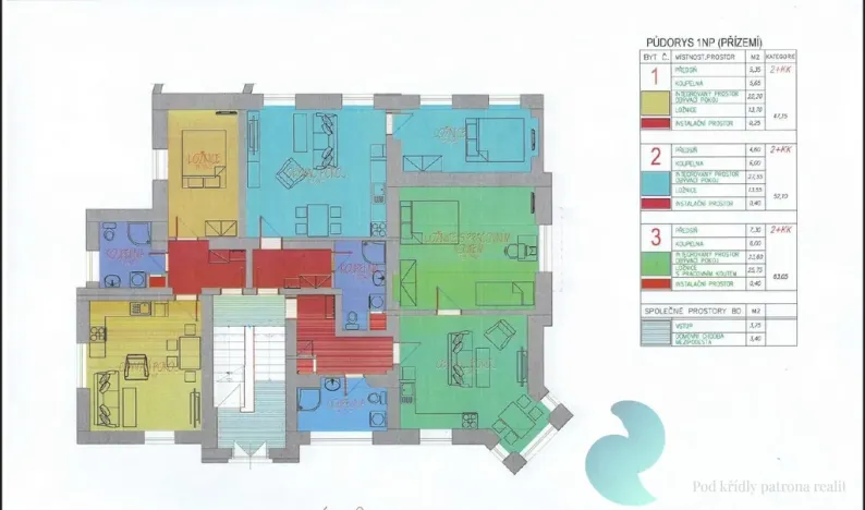 Prodej bytu 2+kk, Prachatice, Zlatá stezka, 65 m2