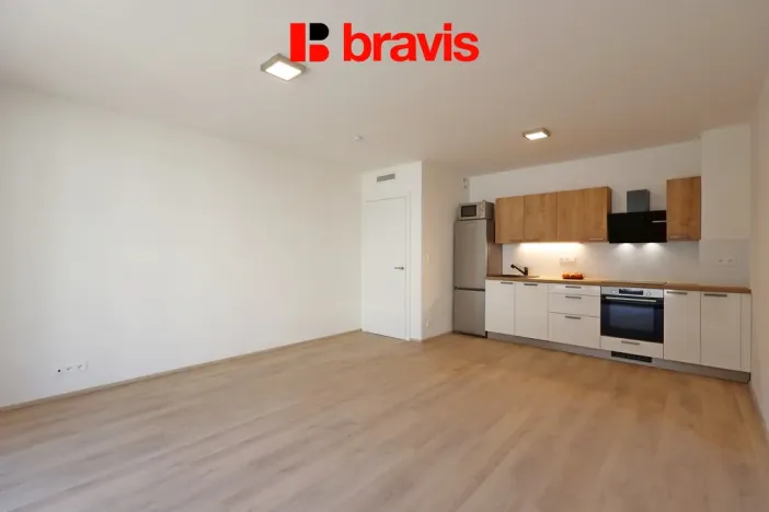 Pronájem bytu 2+kk, Brno - Komín, Bystrcká, 56 m2