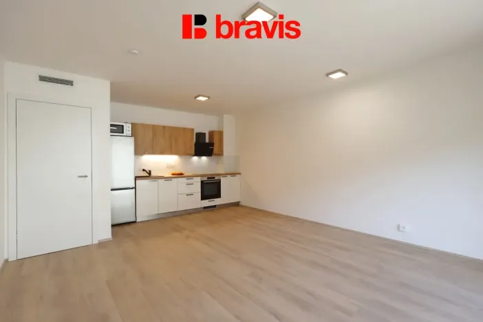 Pronájem bytu 2+kk, Brno - Komín, Bystrcká, 56 m2