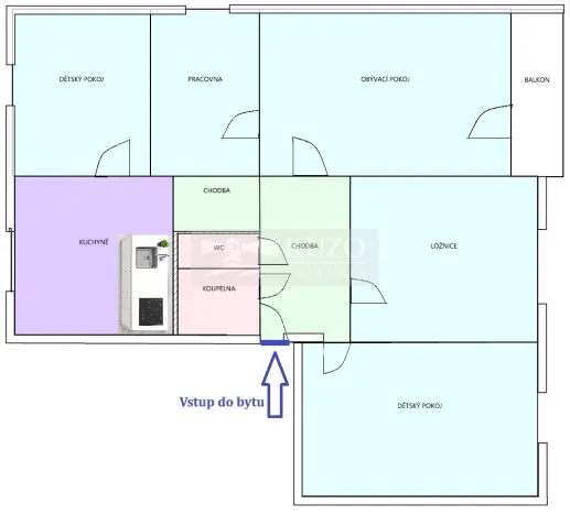 Prodej bytu 5+1, Nová Paka, K Hájku, 95 m2