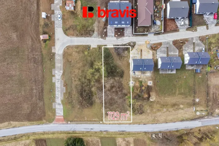 Prodej pozemku pro bydlení, Ivančice - Hrubšice, 1129 m2