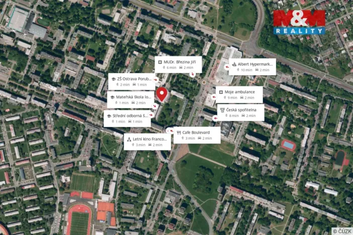 Prodej bytu 2+1, Ostrava - Poruba, Čkalovova, 58 m2