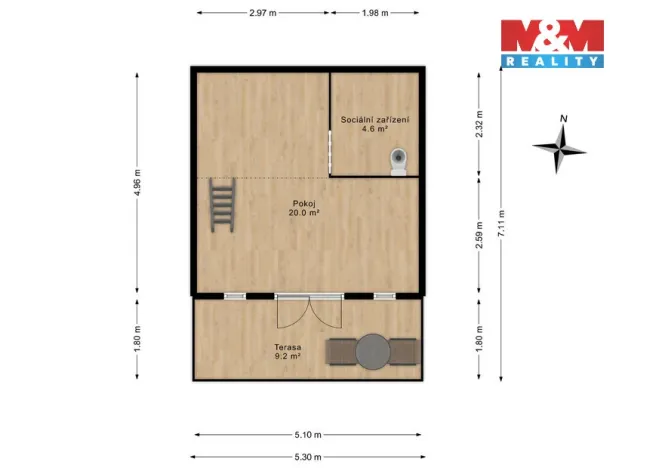 Prodej chaty, Svrkyně - Hole, 37 m2
