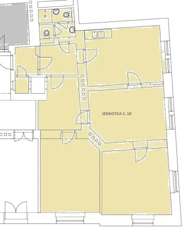 Pronájem kanceláře, Praha - Holešovice, Dobrovského, 110 m2