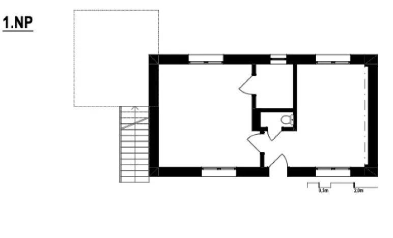 Prodej rodinného domu, Jaroměř - Jakubské Předměstí, Palackého, 91 m2
