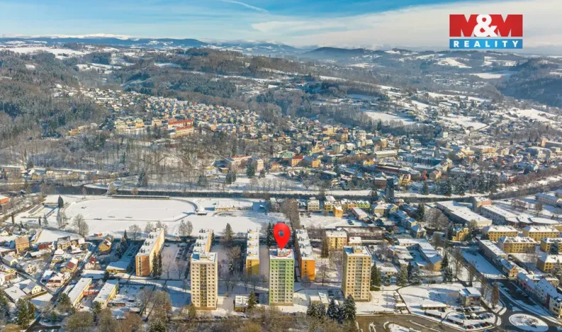 Prodej bytu 3+1, Semily - Podmoklice, Jižní, 55 m2