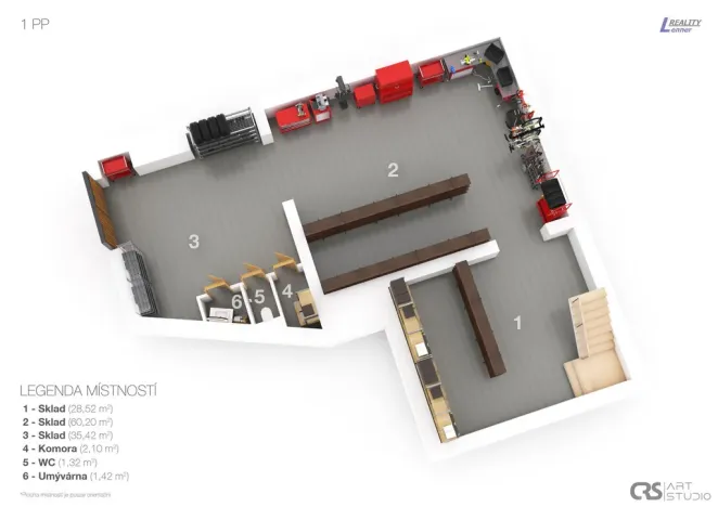 Prodej obchodního prostoru, Příbram - Příbram II, Fantova louka, 421 m2