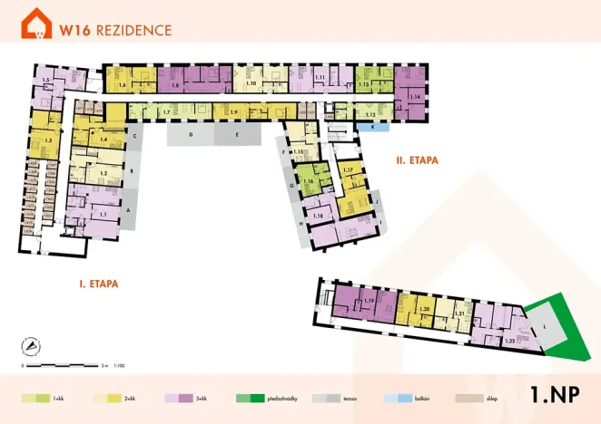 Prodej bytu 2+kk, Třešť, Wolkerova, 68 m2