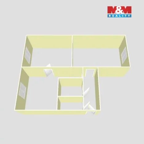 Prodej bytu 2+1, Karviná - Ráj, Borovského, 55 m2