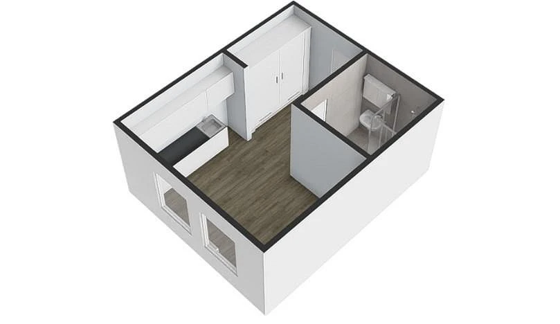 Pronájem bytu 1+kk, Brno - Maloměřice, Hády, 18 m2