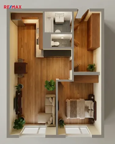 Prodej bytu 2+kk, Praha - Bohnice, Zelenohorská, 43 m2