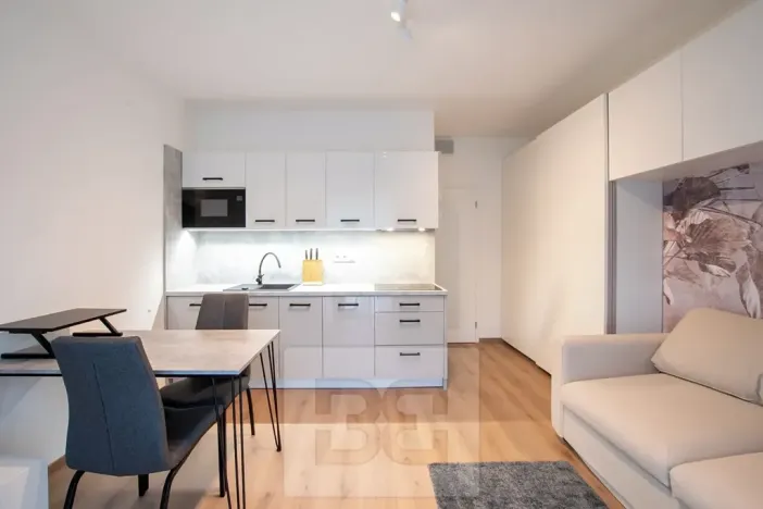 Pronájem bytu 1+kk, Tuchoměřice, V Kněžívce, 22 m2