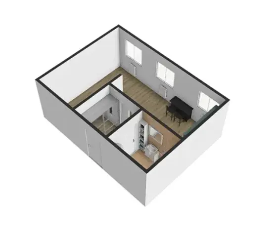 Pronájem bytu 1+kk, Brno, Tkalcovská, 32 m2