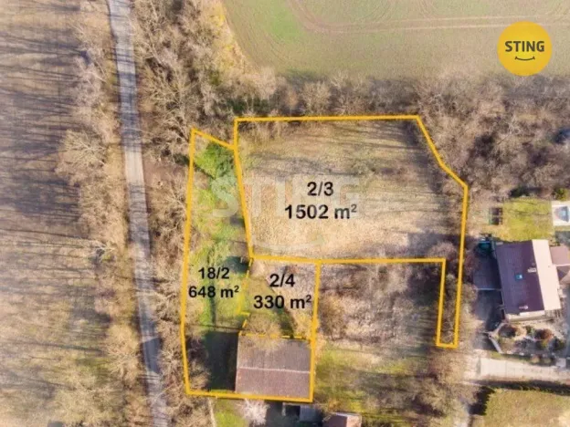 Prodej pozemku pro bydlení, Kly - Záboří, 2480 m2