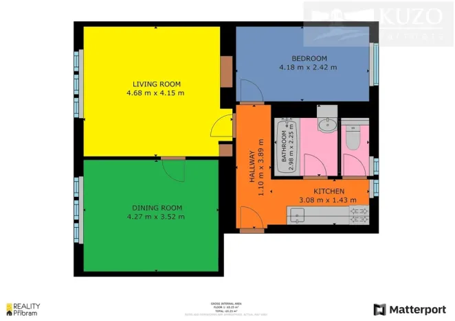 Pronájem bytu 3+kk, Příbram, Politických vězňů, 65 m2