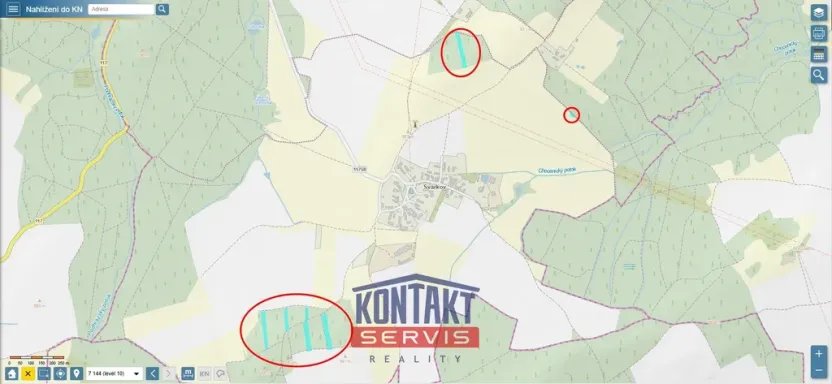 Prodej lesa, Letiny - Svárkov, 12818 m2