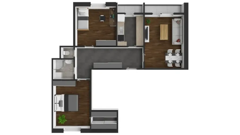 Prodej bytu 3+1, Špindlerův Mlýn - Bedřichov, 70 m2