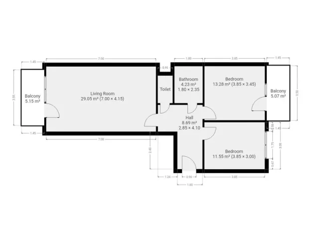 Pronájem bytu 3+kk, Praha - Horní Měcholupy, Boloňská, 73 m2