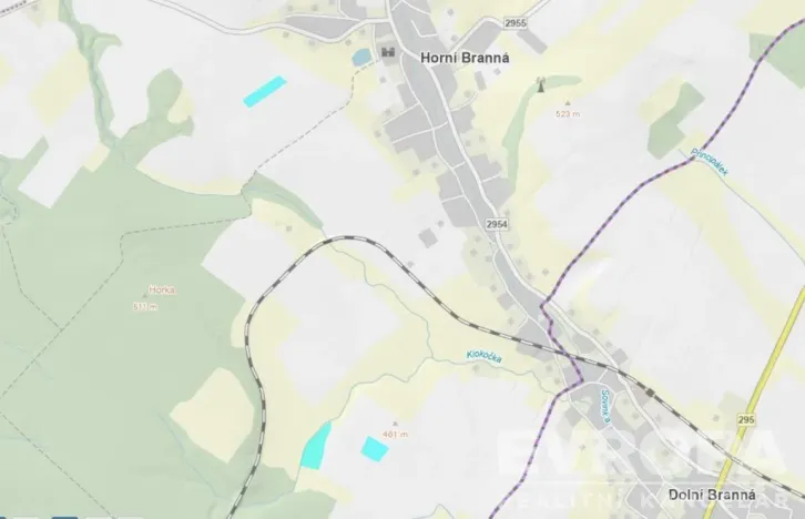 Prodej pole, Horní Branná, 29823 m2