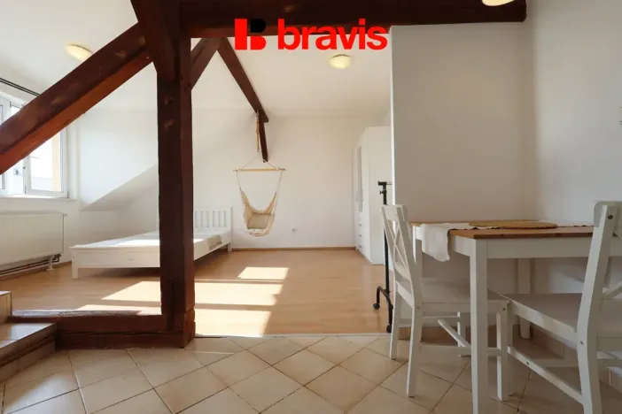 Pronájem bytu 1+kk, Brno - Černovice, Klíčova, 41 m2