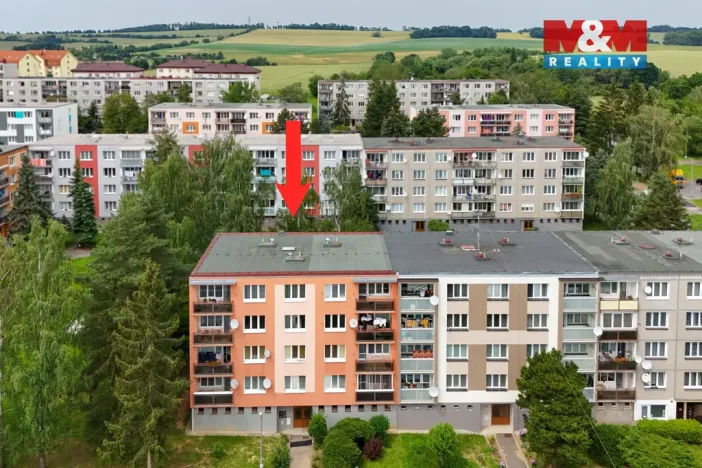 Pronájem bytu 2+1, Domažlice - Týnské Předměstí, Mánesova, 60 m2