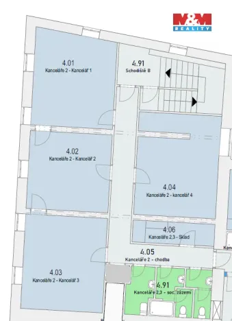 Pronájem kanceláře, Český Těšín, Ostravská, 19 m2