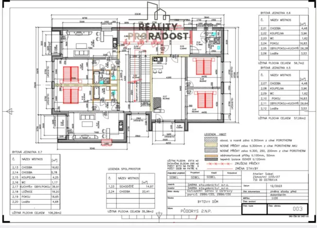 Prodej bytu 2+kk, Šenov, Do Dědiny, 60 m2