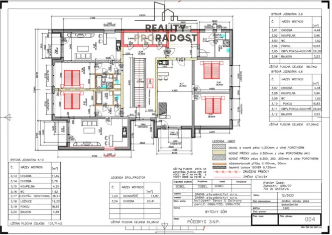 Prodej bytu 2+kk, Šenov, Do Dědiny, 60 m2