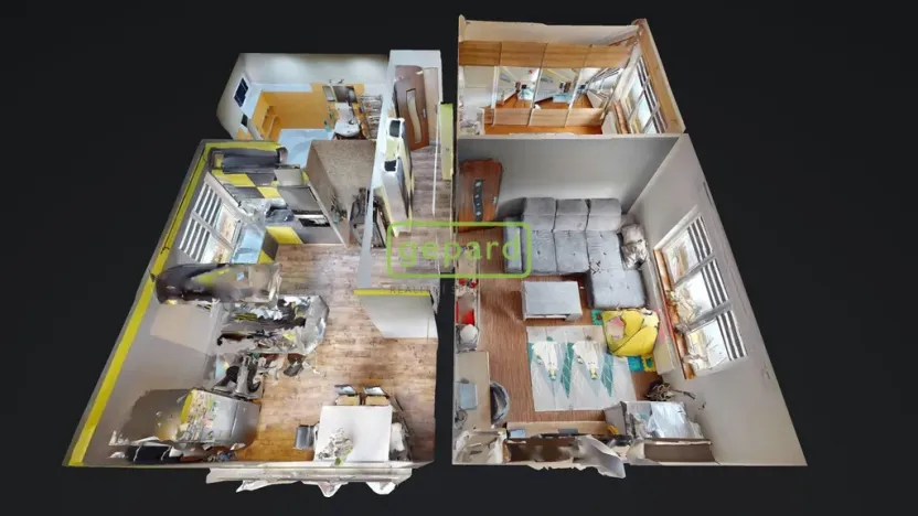 Prodej bytu 2+1, Okna, 60 m2