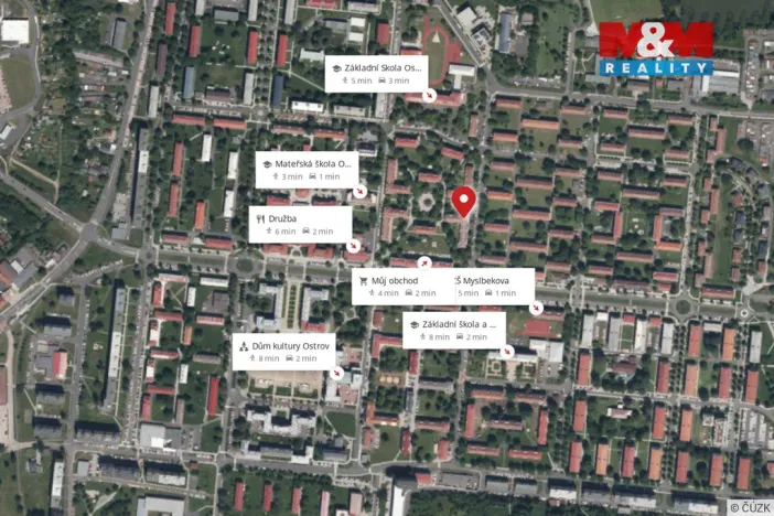 Prodej bytu 2+1, Ostrov, Luční, 71 m2