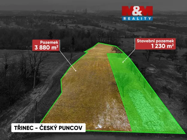 Prodej pozemku pro bydlení, Třinec - Osůvky, 5110 m2