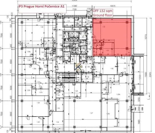 Pronájem kanceláře, Praha - Horní Počernice, Sezemická, 132 m2