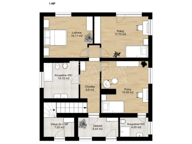 Prodej vícegeneračního domu, Chocerady, 245 m2