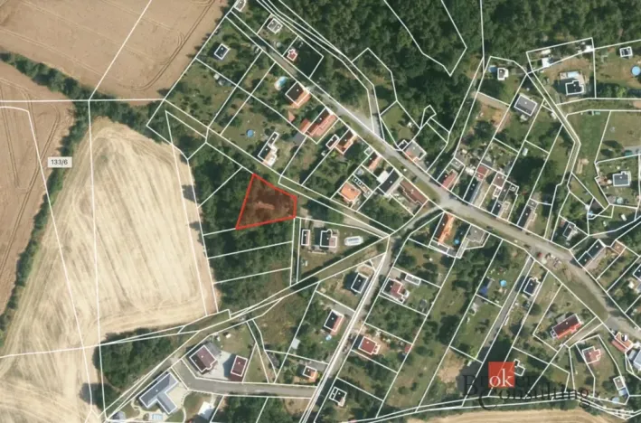 Prodej zahrady, Kbelany, 867 m2