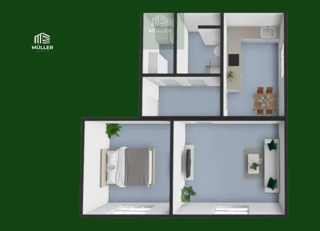 Prodej bytu 2+1, Klatovy - Klatovy III, Kollárova, 55 m2