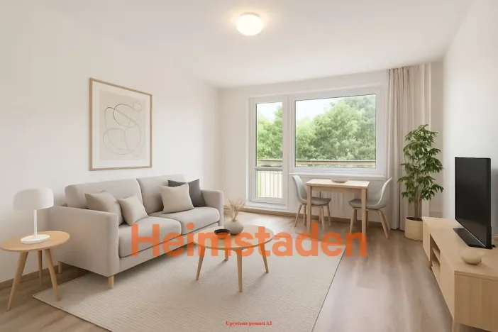 Pronájem bytu 2+kk, Orlová - Lutyně, Masarykova třída, 47 m2