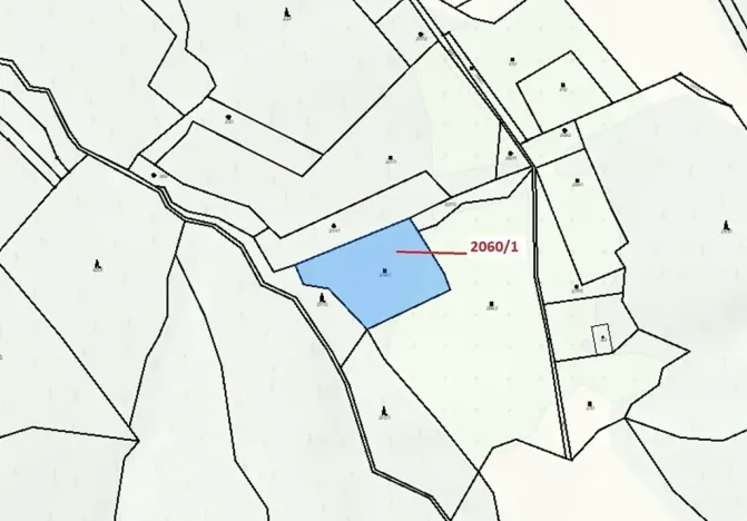 Dražba louky, Slopné, 2555 m2