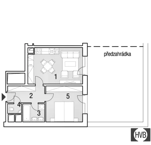 Prodej bytu 2+kk, Praha, Za černým mostem, 51 m2