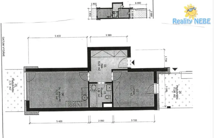 Prodej bytu 2+kk, Praha - Hodkovičky, Šífařská, 68 m2