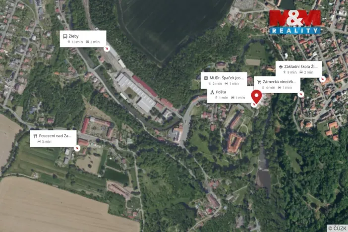 Prodej činžovního domu, Žleby, Zámecké náměstí, 228 m2