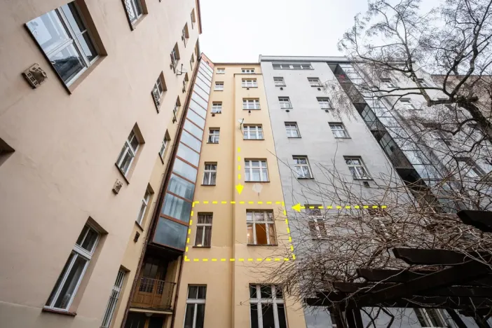 Prodej bytu 1+1, Praha - Bubeneč, V. P. Čkalova, 43 m2