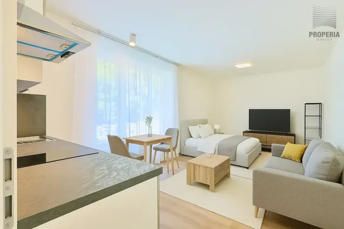Pronájem bytu 1+kk, Brno, Bystrcká, 30 m2