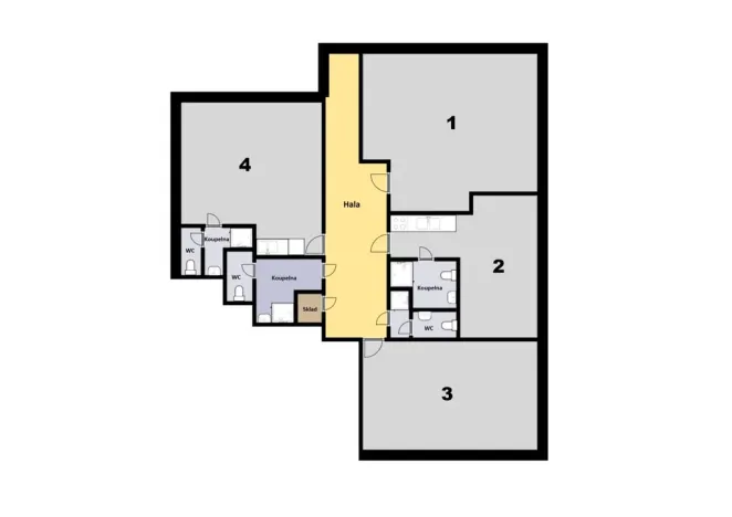 Pronájem kanceláře, Jesenice, Říčanská, 30 m2