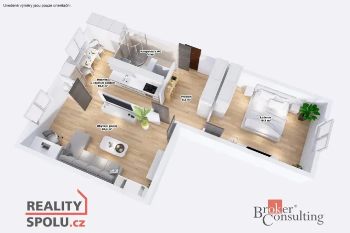 Prodej bytu 2+1, Jablonec nad Nisou, Budovatelů, 65 m2