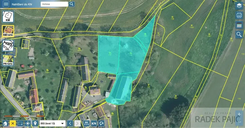 Prodej pozemku pro bydlení, Čížkov, 3589 m2